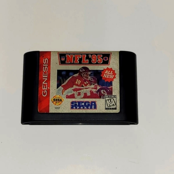 Sega Genesis Sports Video Game NFL '95" - Picture 1 of 2